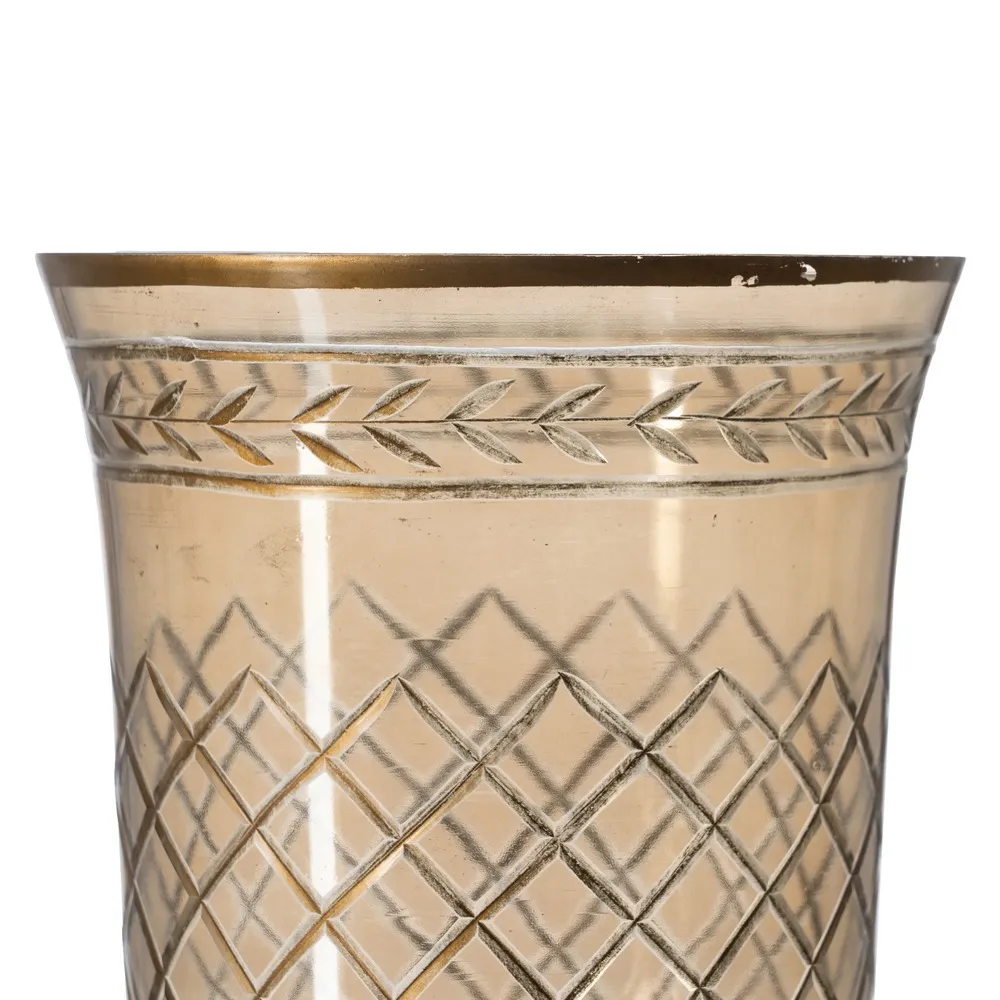 Suport de lumânări din cristal gravat vintage|creativdeco.ro [5]