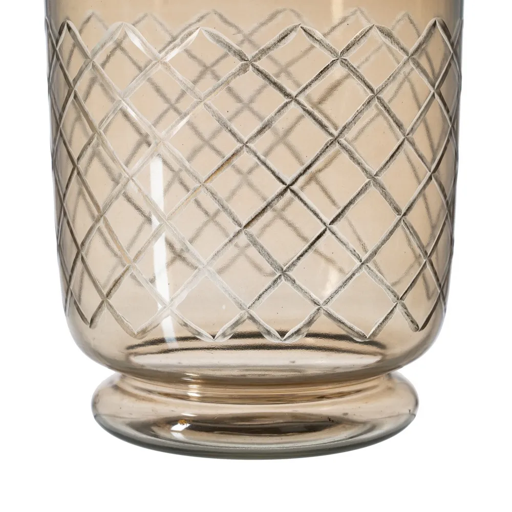 Suport de lumânări din cristal gravat vintage|creativdeco.ro [6]