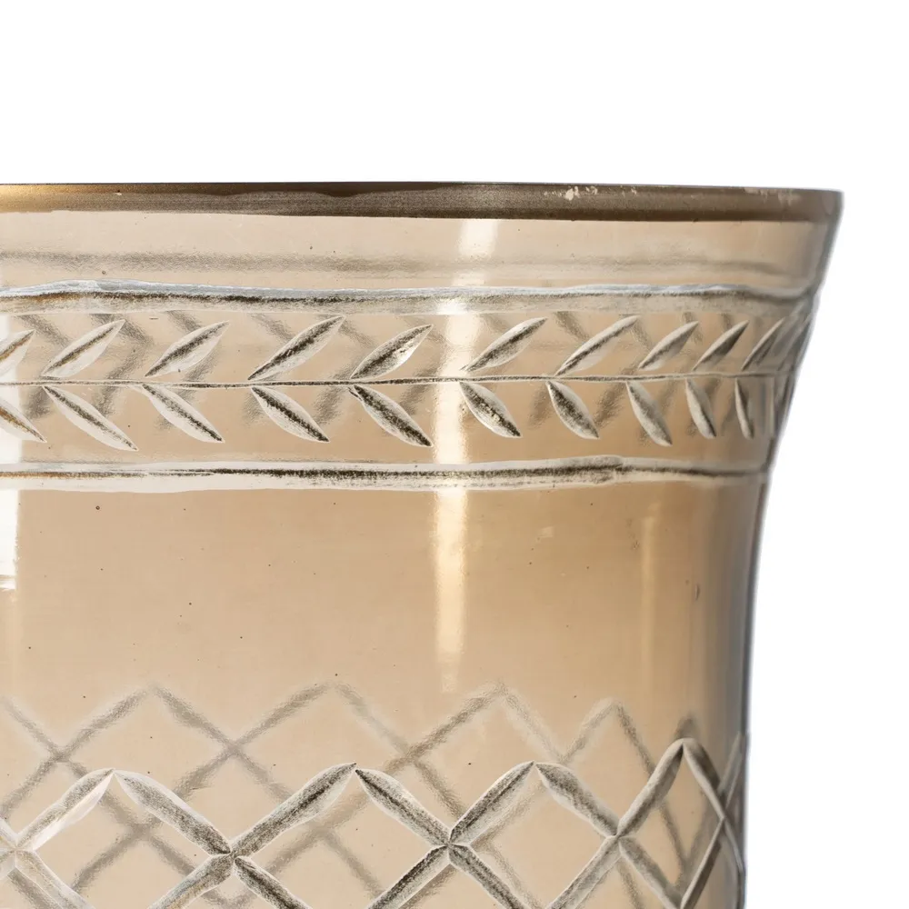Suport de lumânări din cristal gravat vintage|creativdeco.ro [5]