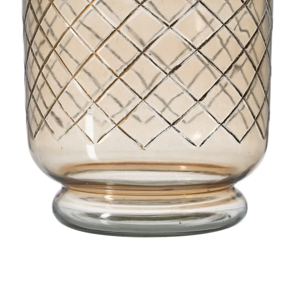 Suport de lumânări vintage din cristal gravat |creativdeco.ro [6]