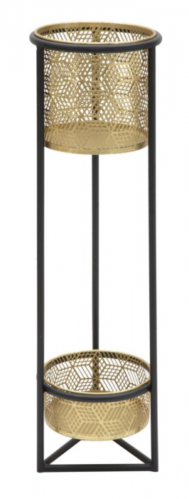 Suport ghivece auriu | Decor plante | CreativDeco [2]