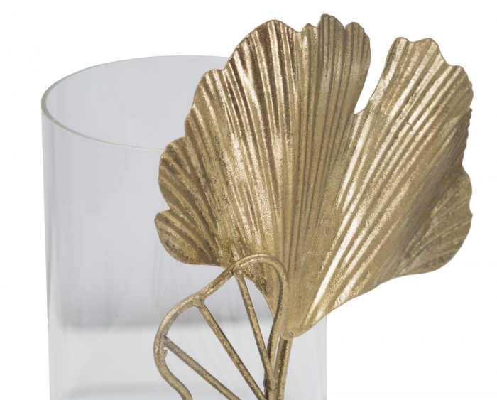 Suport lumanari ginkgo biloba simbol armonie CreativDeco [4]