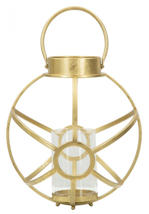 Suport lumanari glamour fier sticla | Decor elegant CreativDeco [1]