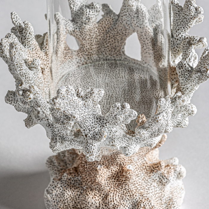 Suport lumanare scandinav alb|Decoratiuni nordice moderne [2]