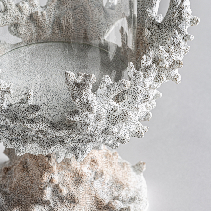 Suport lumanare scandinav alb|Decoratiuni nordice moderne [2]