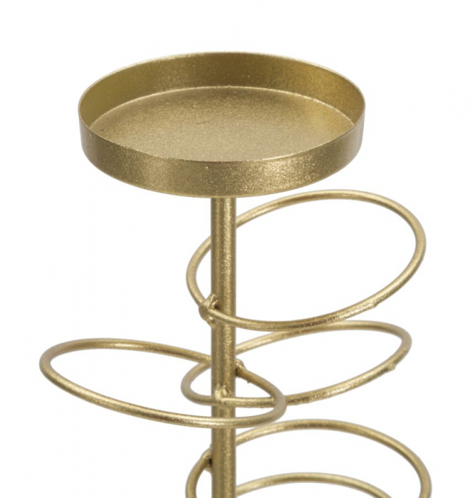 Suport lumanari modern Rings design minimalist CreativDeco [2]