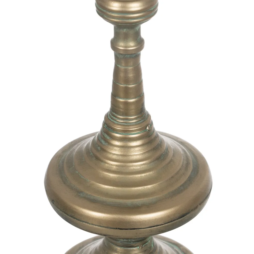 Suport Lumanare Old, Metal Auriu - CreativDeco.ro [8]