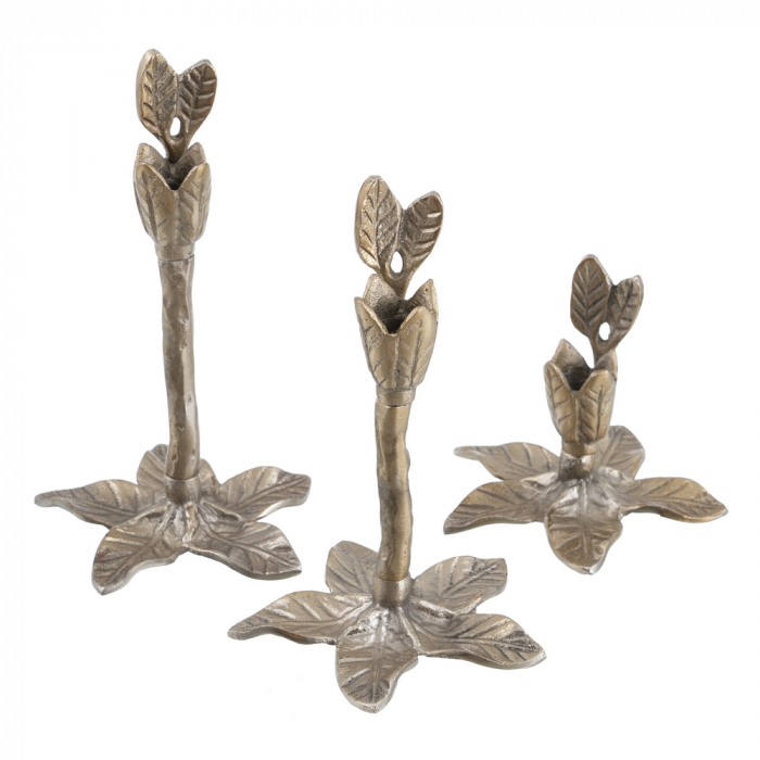 Suport Lumanari Auriu CreativDeco - Accesorii Decorative pentru Interior [2]