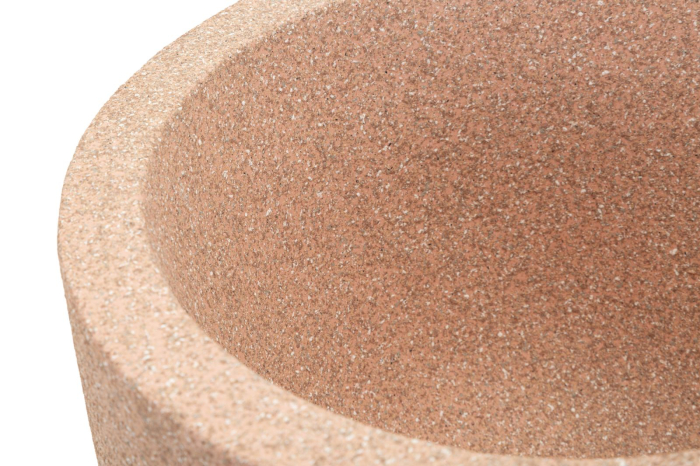 Suport pentru plante și flori exterior roșu din rășină cu design futurist [6]