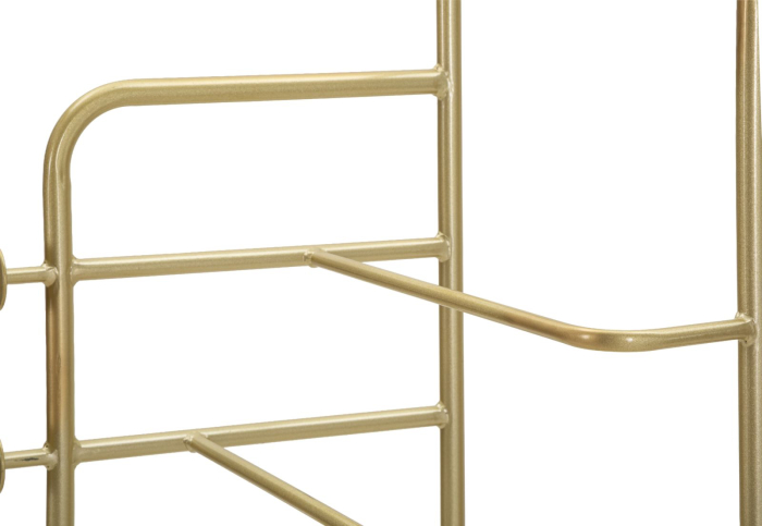 Suport pentru prosoape din metal auriu cu bază marmură și suport hârtie [5]