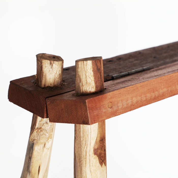Suport prosoape lemn mahogany|Accesorii baie etnice [2]