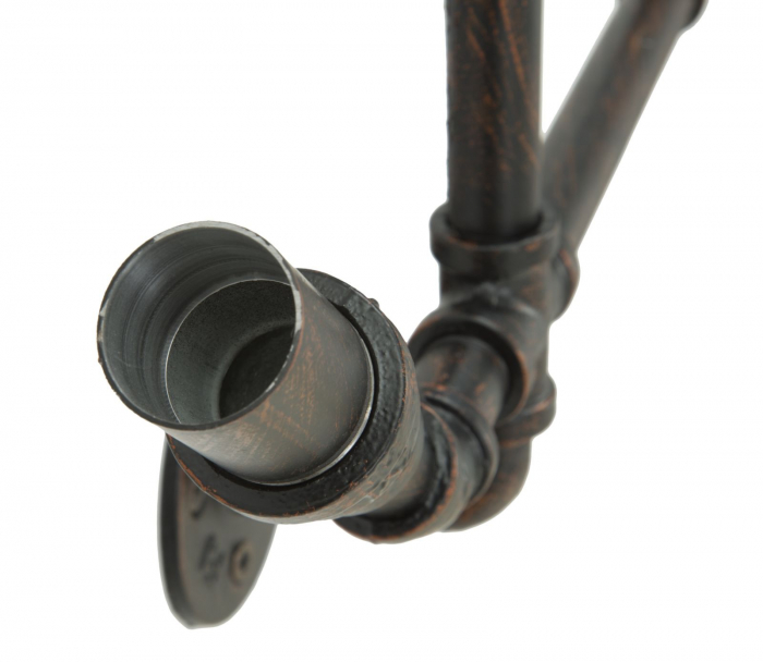 Suport sticle perete 8 locuri design industrial Manhattan CreativDeco [6]