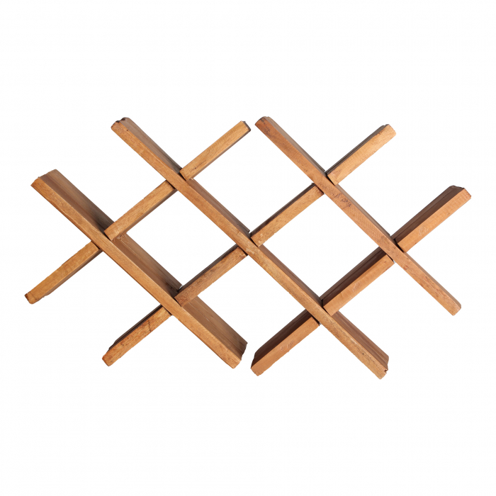 Suport sticle lemn mahogany|Organizare vinuri etnica [2]