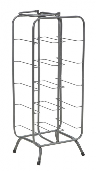Suport sticle metalic 10 locuri stil industrial rack CreativDeco [1]