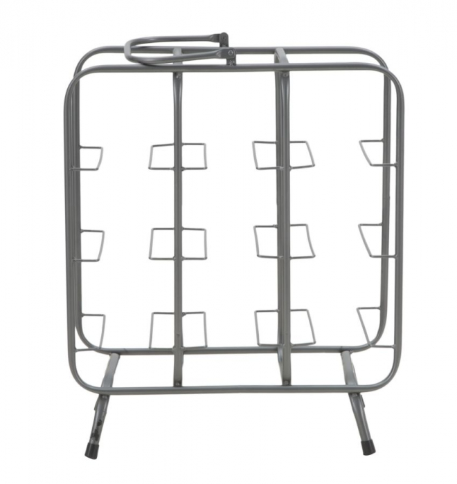 Suport sticle 9 locuri design industrial compact CreativDeco [3]