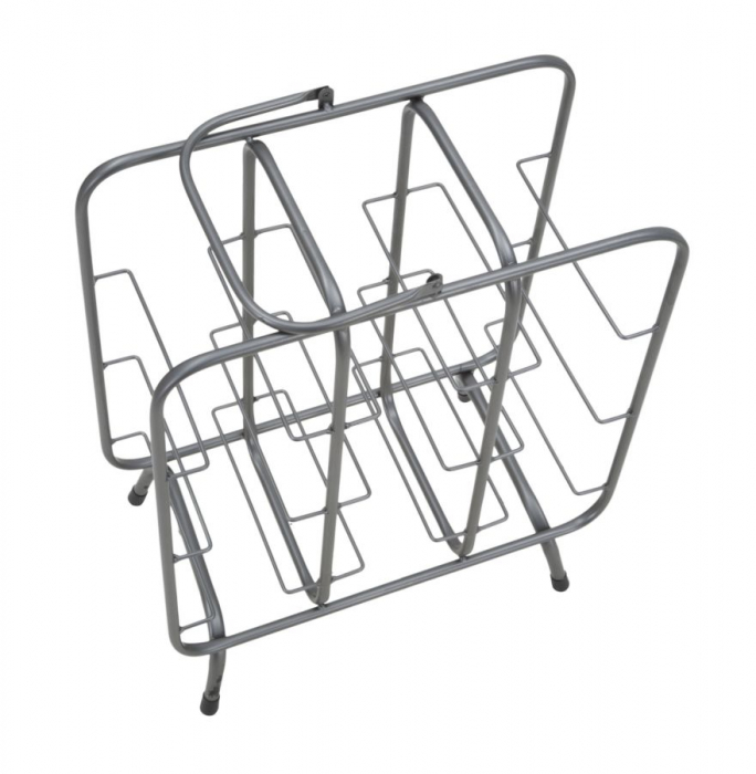 Suport sticle 9 locuri design industrial compact CreativDeco [4]