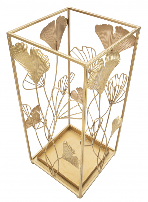 Suport umbrela Gold Leaf, metal auriu [3]