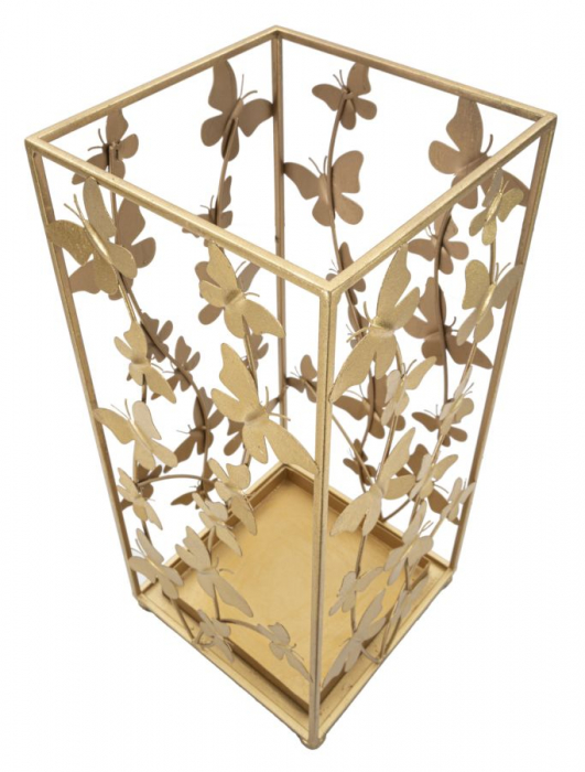 Suport umbrele auriu fluturi 3D metal Butterfly - CreativDeco.ro [3]