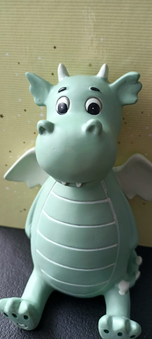 Suporturi carti Dragon, compozit/verde menta - creativdeco.ro [4]