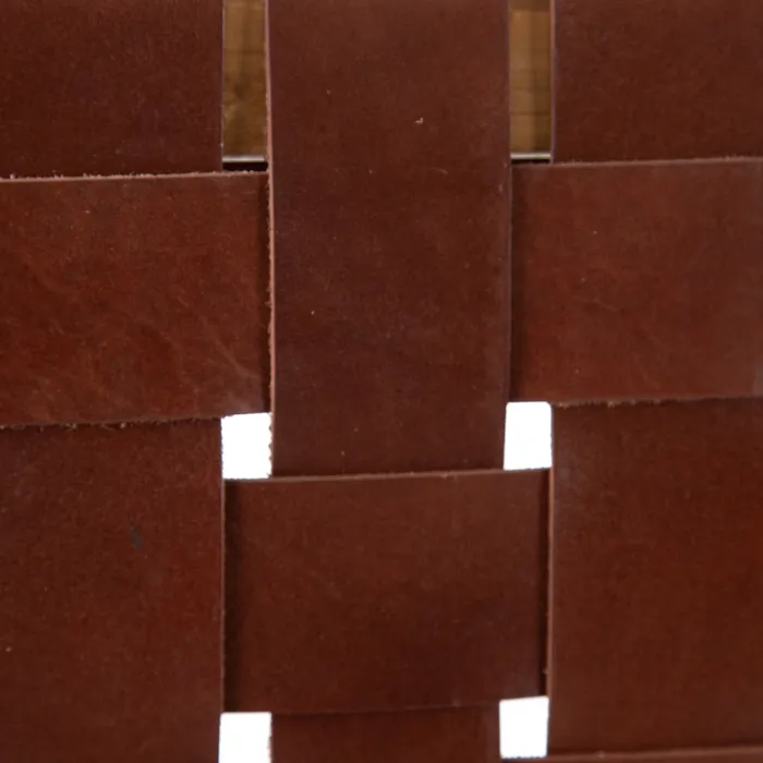 Tablie de pat dublu din lemn si piele | Paturi contemporane [5]