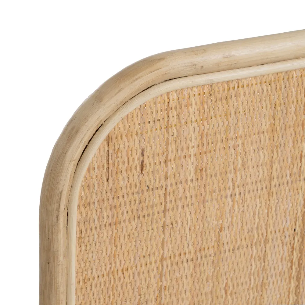 Tablie de pat dublu din ratan | Mobilier dormitor natural [4]