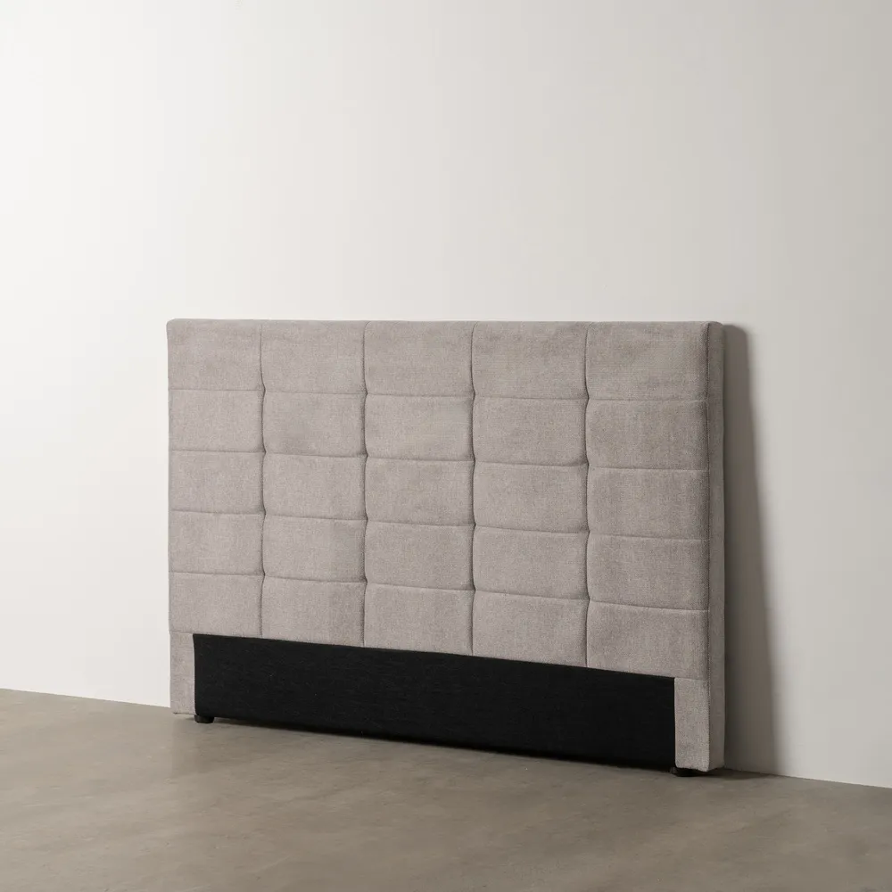 Tablie de Pat Dublu Gri Eleganta | Dormitoare Moderne [1]