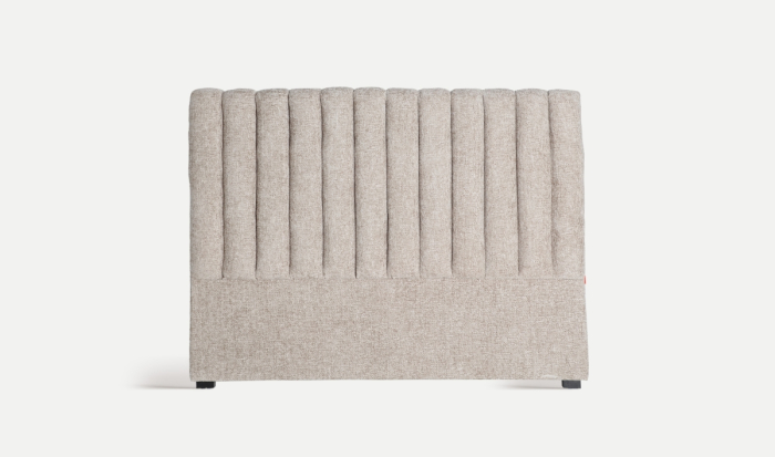 Tăblie pat GILLEY gri bumbac – titlu imagine principală [1]