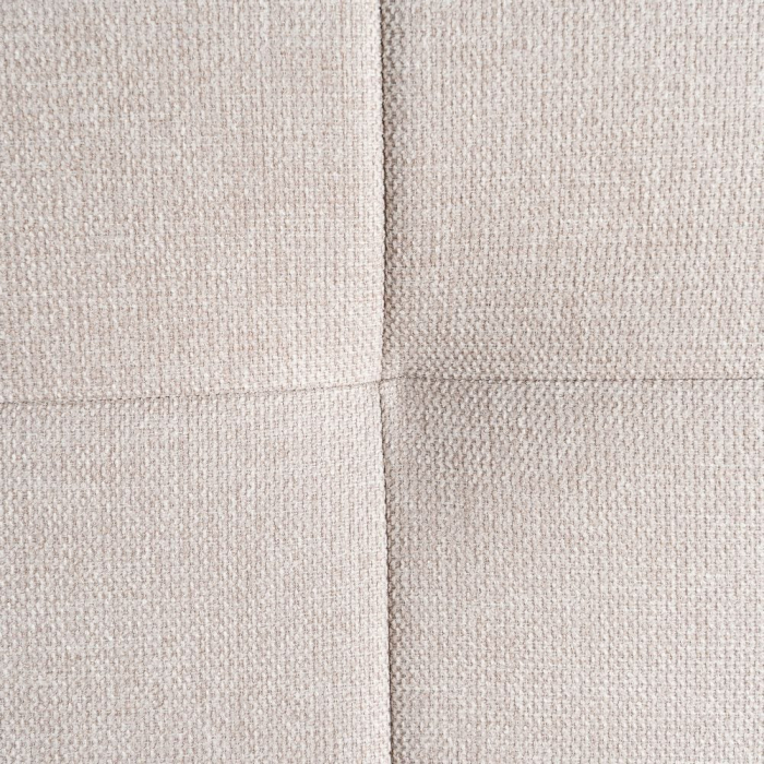 Tăblie pat matrimonial bej din stofă [6]