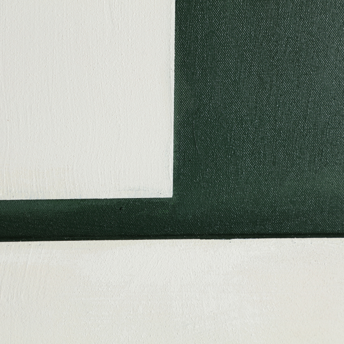 Tablou abstract cu forme geometrice în tonuri de verde Fashele [3]