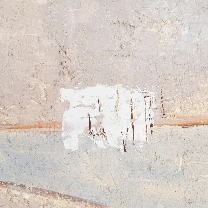 Tablou abstract din lemn și sticlă pictat manual [2]