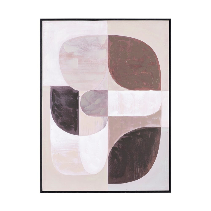 Tablou abstract geometric pictat manual [2]