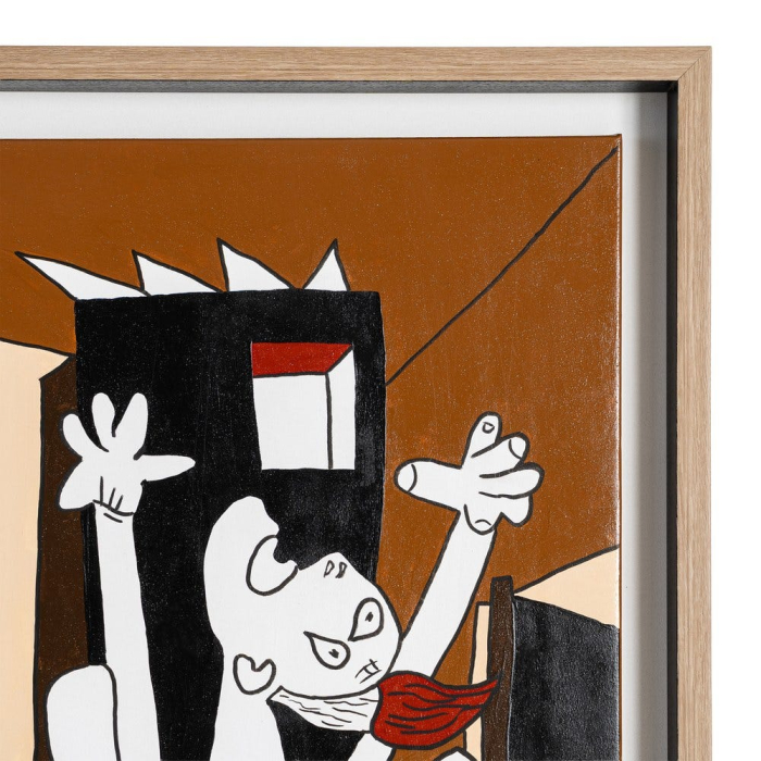 Tablou abstract panoramic pictat manual pentru HoReCa [6]