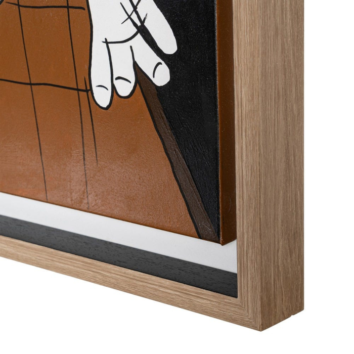 Tablou abstract panoramic pictat manual pentru HoReCa [7]