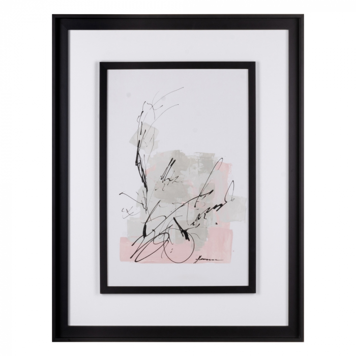 Tablou modern pictura manuala lemn ayous [3]