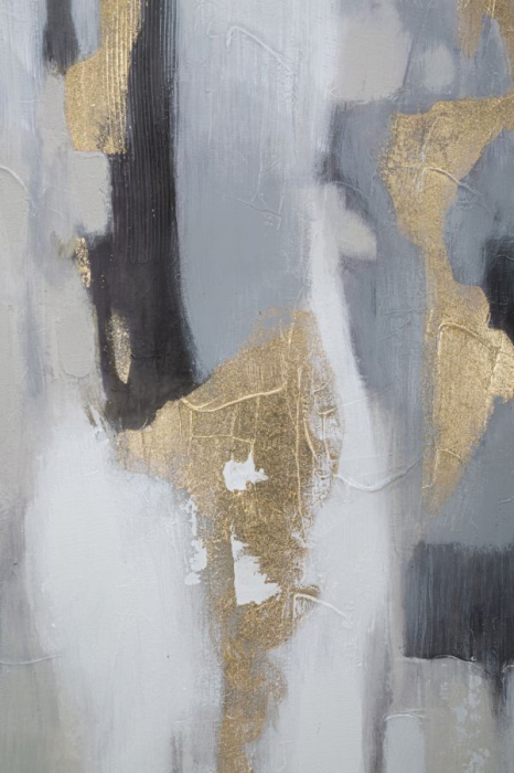 Tablou Abstract pictura pe panza Gray, gri auriu [4]