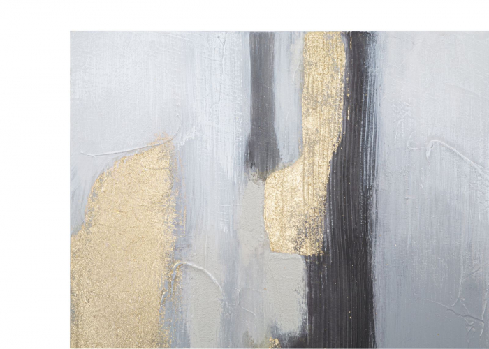 Tablou Abstract pictura pe panza Gray, gri auriu [5]
