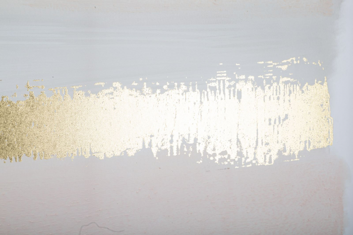 Tablou abstract Soft, pictura pe panza, roz auriu, Mauro Ferretti [2]