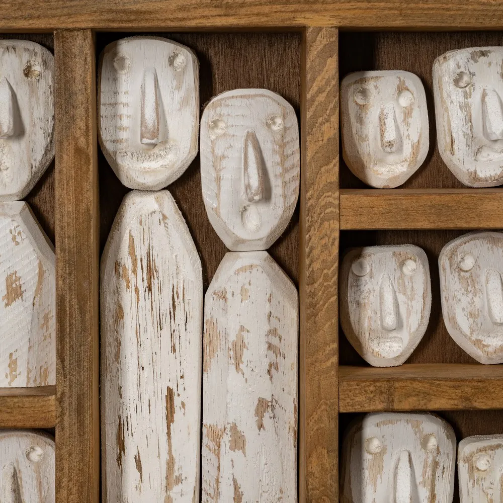 Tablou sculptura lemn | Arta murala pentru spatii publice [3]