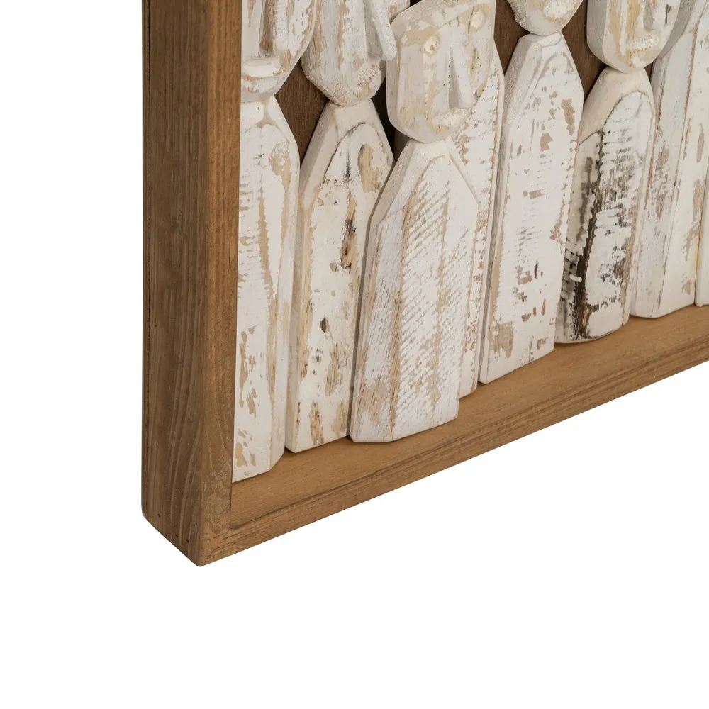 Tablou sculptura lemn | Arta murala pentru spatii publice [6]