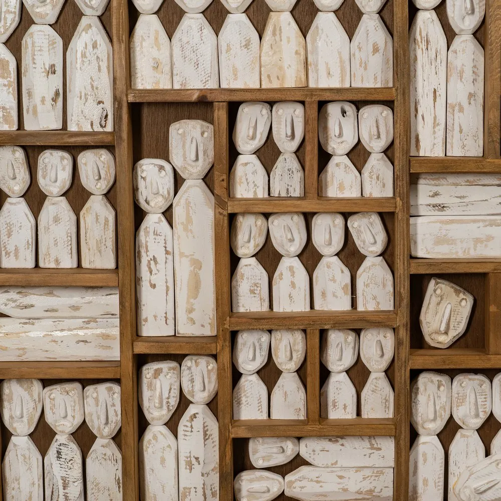 Tablou sculptura lemn | Arta murala pentru spatii publice [2]