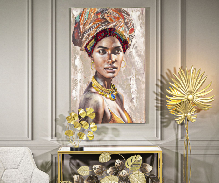 Tablou canvas african lady Kim, multicolor [2]