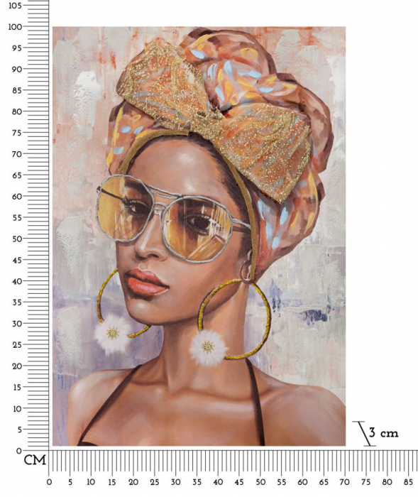 Tablou Canvas Rafinament Portret Feminin - CreativDeco [7]