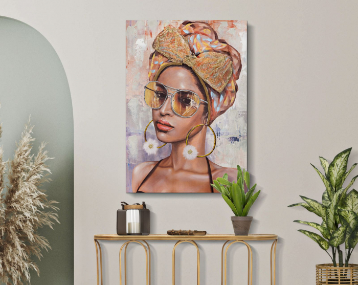 Tablou Canvas Rafinament Portret Feminin - CreativDeco [2]