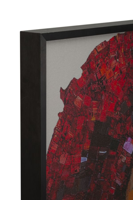 Tablou Canvas cu LED si rama portret artistic 3D acrilic decor modern [2]