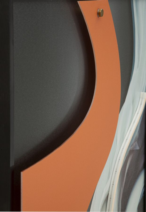 Tablou Canvas cu LED si rama compozitie artistica cu balerina 3D acrilic decor vertical [5]