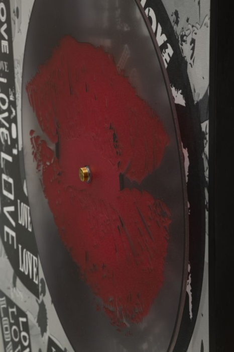 Tablou Canvas cu LED si rama mesaj urban pop art 3D acrilic decor modern [7]