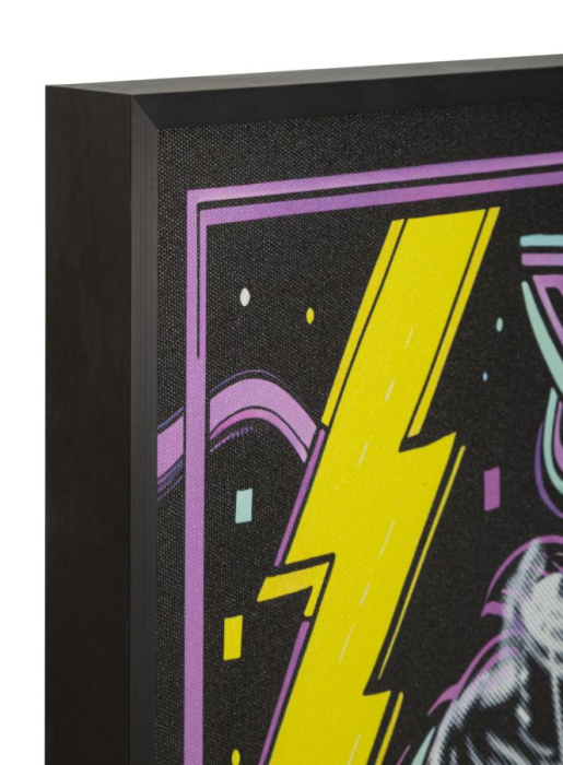 Tablou Canvas cu LED si rama portret pop art iconic 3D acrilic decor modern [2]