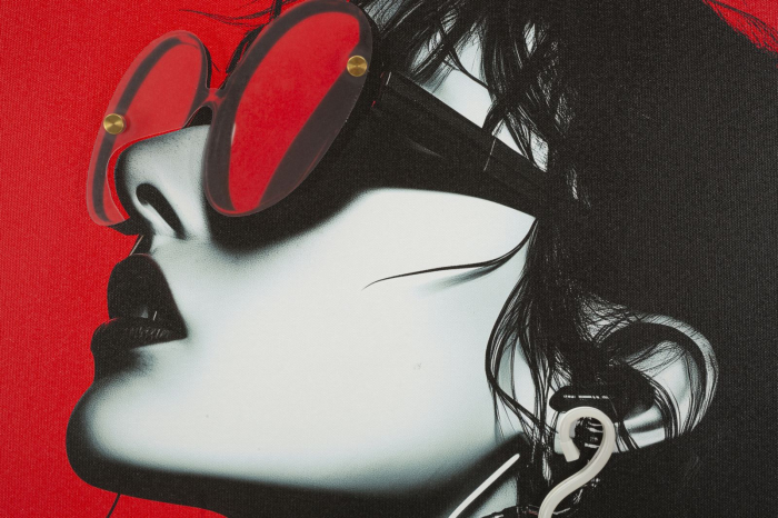 Tablou Canvas cu LED si rama portret urban modern 3D acrilic decor vertical [6]