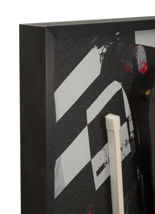 Tablou Canvas cu LED si rama portret urban modern 3D acrilic decor vertical [2]