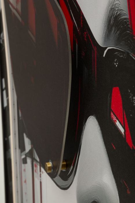 Tablou Canvas cu LED si rama portret urban modern 3D acrilic decor vertical [3]